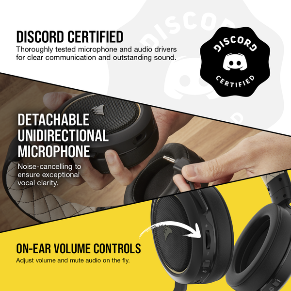 Tai nghe Corsair HS70 Pro Wireless SE Cream (CA-9011210-AP)