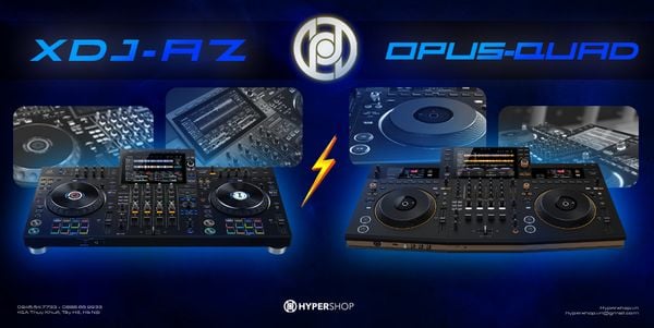 AlphaTheta XDJ-AZ vs. PioneerDJ Opus-Quad: Standalone 4 kênh nào dành cho bạn?