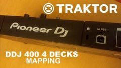 PIONEER DDJ-400 HỖ TRỢ 4 DECKS TRÊN PHẦN MỀM TRAKTOR