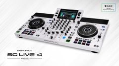 Denon DJ SC LIVE 4 WHITE – Bàn DJ độc lập all-in-one cao cấp, nay có phiên bản màu trắng ấn tượng