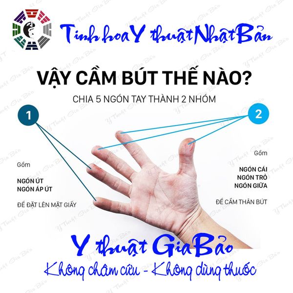 cách cầm bút đúng vừa viết nhanh, không đau vai, không đau tay