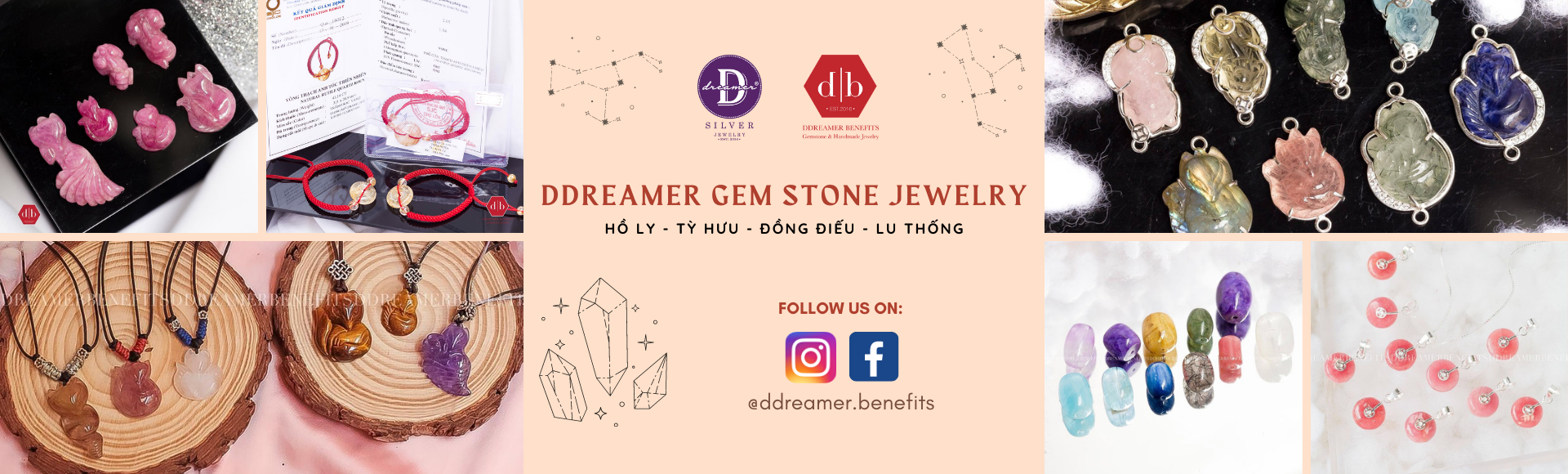 Tổng Hợp Các Mẫu Trang Sức Phong Thuỷ Tỳ Hưu & Hồ Ly Ddreamer Jewelry