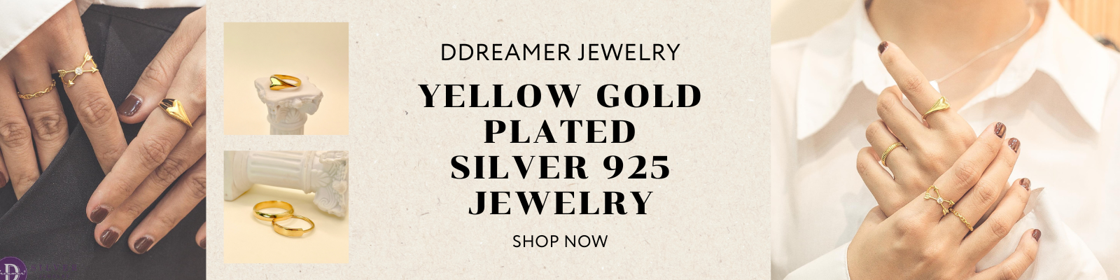 Gold Plated Silver Jewelry - Trang Sức Bạc 925 Xi Vàng/Vàng Hồng