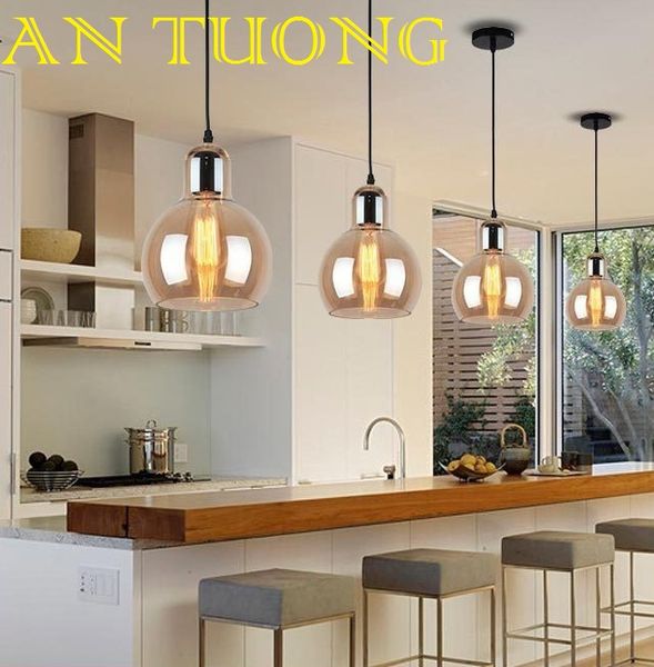 đèn thả trần, đèn thả trang trí bàn ăn, trang trí quầy bar, đảo ...