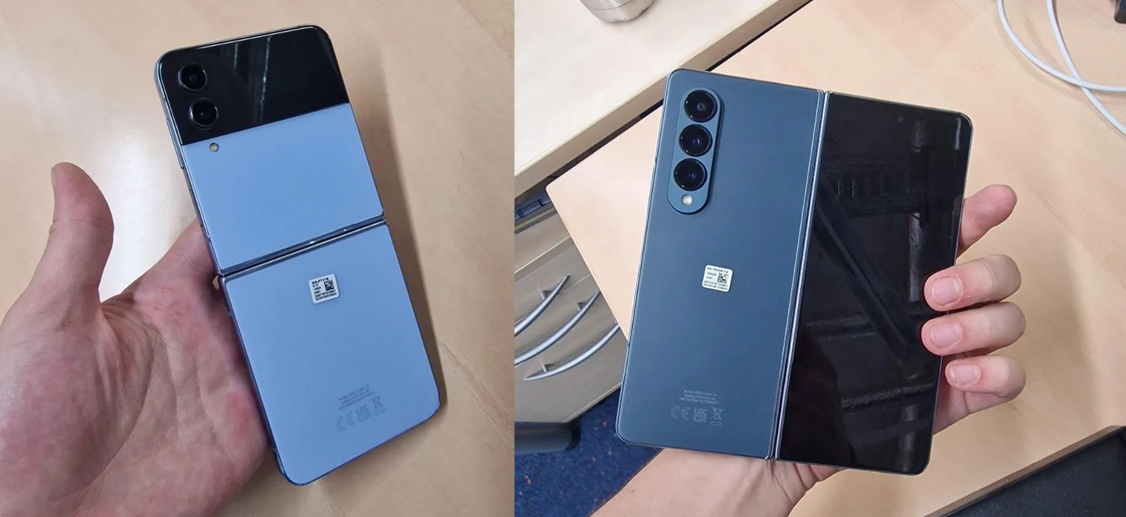 Galaxy Z Fold4 và Z Flip4 có màu mới, bản lề nhỏ hơn