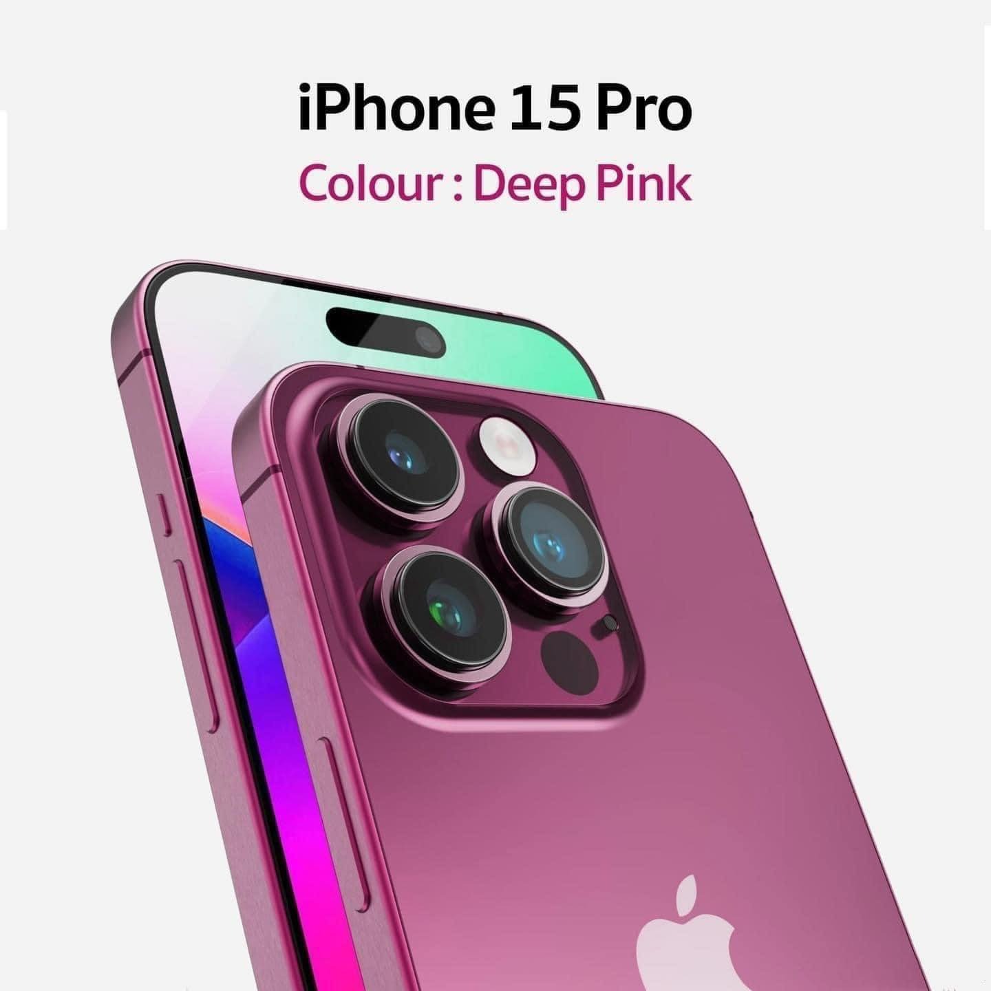 Xuất hiện hình ảnh iPhone 15 Pro màu hồng, đẹp lấn át cả màu đỏ rượu vang
