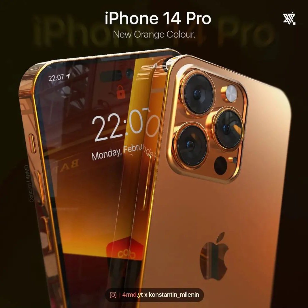 iPhone 14 Pro màu vàng cam: Khi thiết kế đẹp hoàn hảo gặp màu sắc tuyệt vời, kết quả là iPhone 14 Pro màu vàng cam. Màu sắc độc đáo này là điểm nhấn của sản phẩm, góp phần tạo nên một điểm nhấn ấn tượng và độc đáo khi sử dụng. Bạn không được bỏ lỡ sản phẩm hàng đầu này.