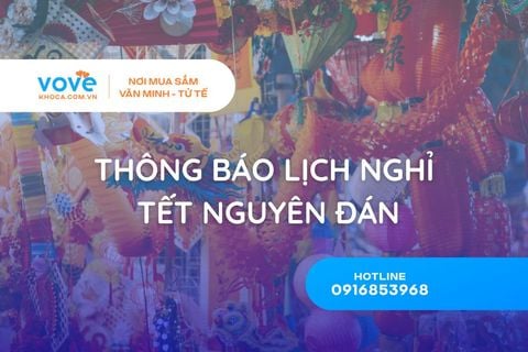 🎉 THÔNG BÁO NGHỈ TẾT NGUYÊN ĐÁN 2025 🎉