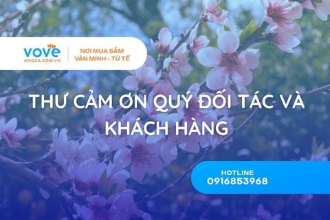 Thư Cảm Ơn Quý Đối Tác và Khách Hàng