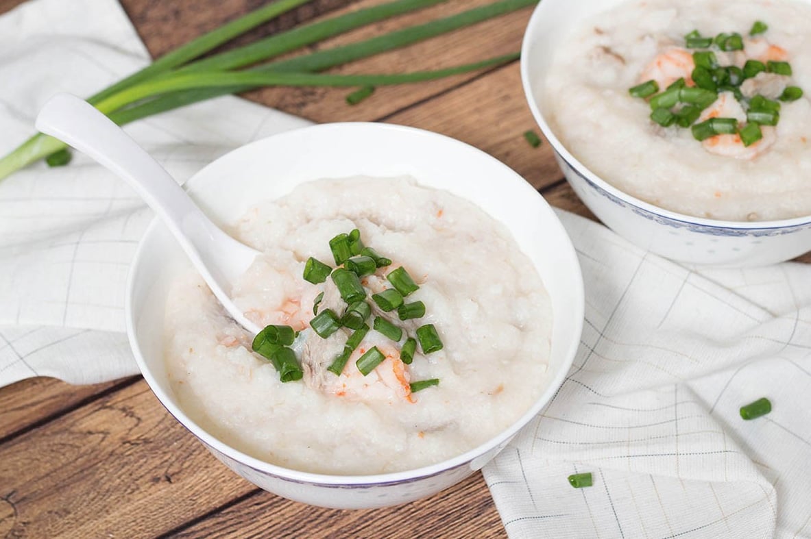 nấu cháo thơm ngon từ gạo mầm vibigaba cừ kì đơn giãn 