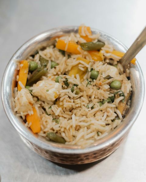 cơm basmati xào dứa
