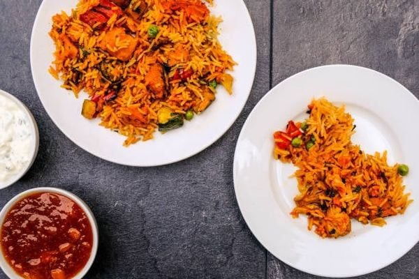 Xào rau củ với cơm Basmati