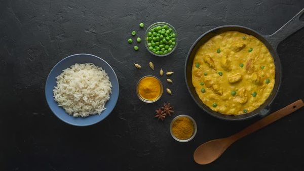 Cơm Basmati cà ri rau củ