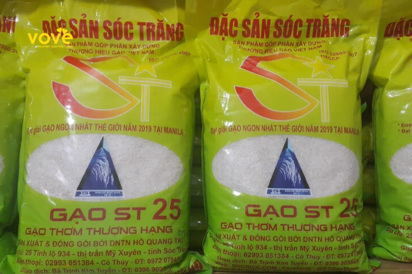 Đại lý bán gạo ST25