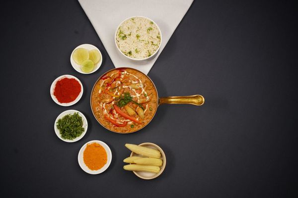 Cơm Basmati Cà Ri Rau Củ