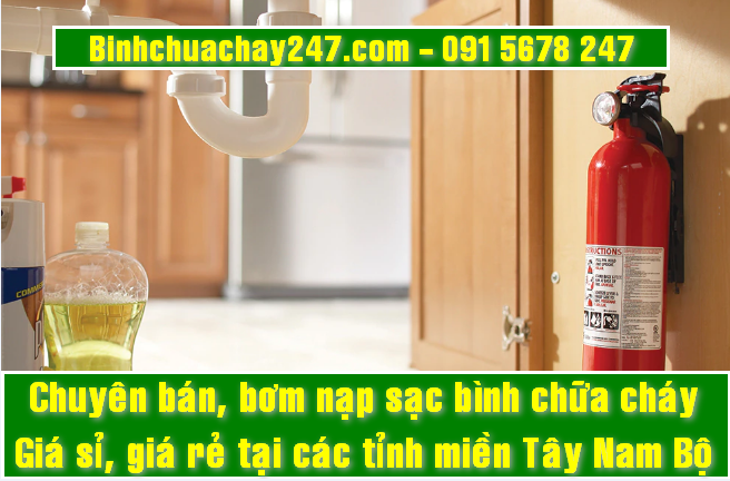 Chuyên bán, bơm nạp sạc bình chữa cháy giá sỉ giá rẻ tại các tỉnh Miền Tây Nam Bộ