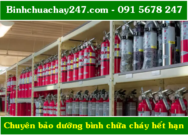 Chuyên bảo dưỡng nạp sạc cho bình chữa cháy hết hạn tại tpHCM và các tỉnh