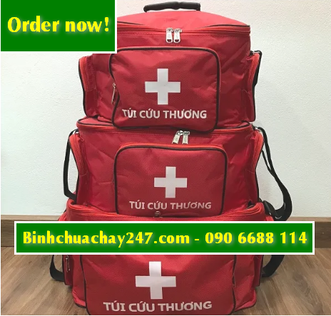 Medical first aid bags types A, B, C