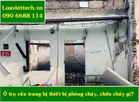 Ở trọ cần có những thiết bị phòng cháy, chữa cháy nào?