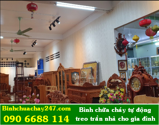 8 Lý do gia đình nên trang bị bình chữa cháy tự động treo trần nhà