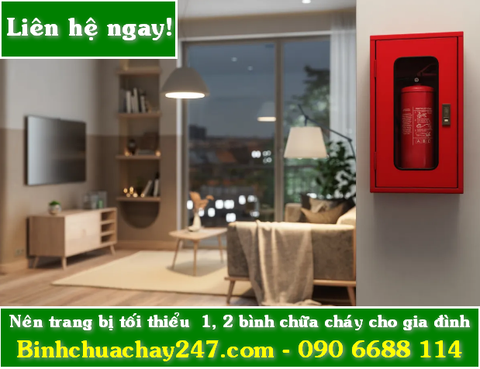 5 Lý do tại sao mỗi gia đình cần trang bị tối thiểu 1, 2 bình chữa cháy trong nhà?