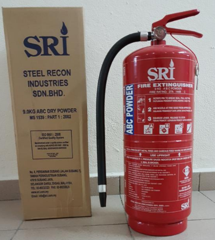 Bình chữa cháy SRI Malaysia, bột ABC 9KG giá rẻ