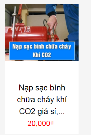 bơm nạp bình chữa cháy co2