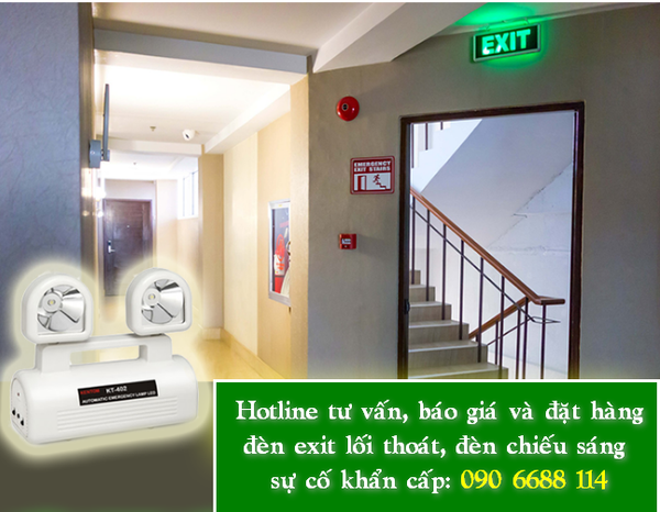 đèn exit lối thoát khẩn cấp gia re gia si