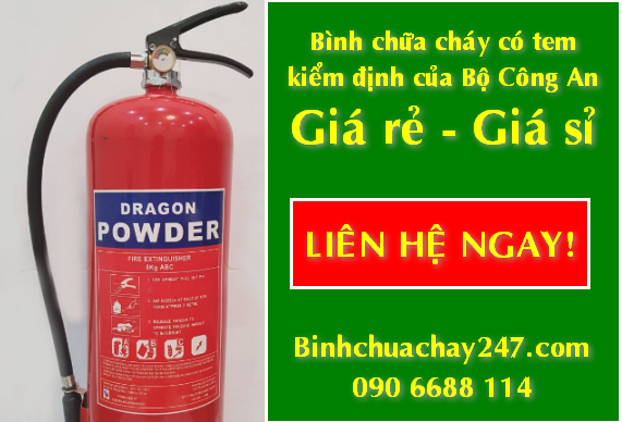 bình chữa cháy dragon có tem kiểm định giá rẻ, giá sỉ