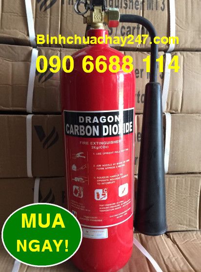 bình chữa cháy KHÍ CO2 3KG