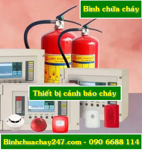 Bình chữa cháy và thiết bị cảnh báo cháy