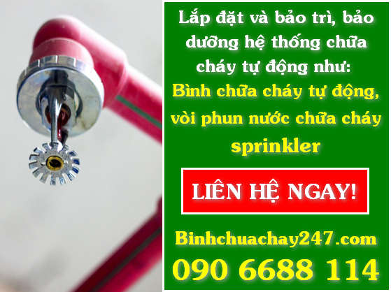 Hệ thống chữa cháy tự động : Sử dụng hệ thống sprinkler hoặc foam chữa cháy