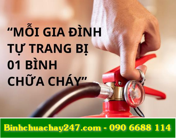 Tùy theo diện tích nhà, số phòng mà bạn có thể trang bị số lượng bình chữa cháy nhiều hơn cho phù hợp