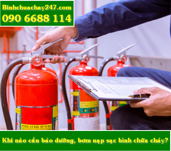 Việc bảo dưỡng và bơm nạp sạc bình chữa cháy là yêu cầu bắt buộc để đảm bảo thiết bị luôn trong tình trạng hoạt động tốt khi cần thiết. Dưới đây là hướng dẫn chi tiết về khi nào cần bảo dưỡng và nạp lại bình chữa cháy