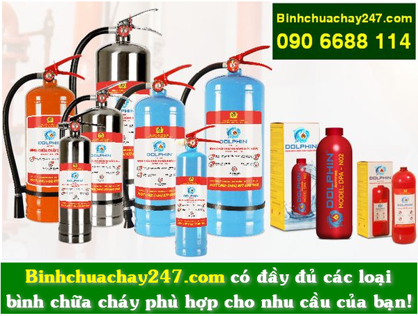 Bảng báo giá bình chữa cháy Dolphin có tem kiểm định cập nhật mới nhất năm 2025