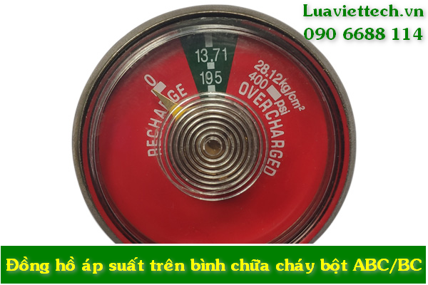 Bạn đã biết cách xem thông tin trên đồng hồ áp suất của bình chữa cháy chưa?