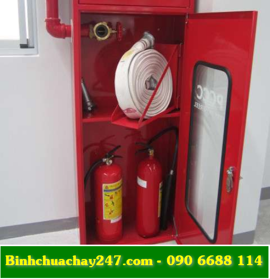 Tủ kệ đựng bình chữa cháy
