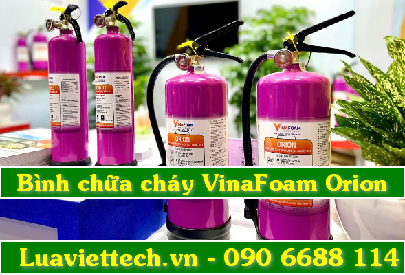 bình chữa cháy vinafoam orion chuyên dụng cho đám cháy pin xe điện