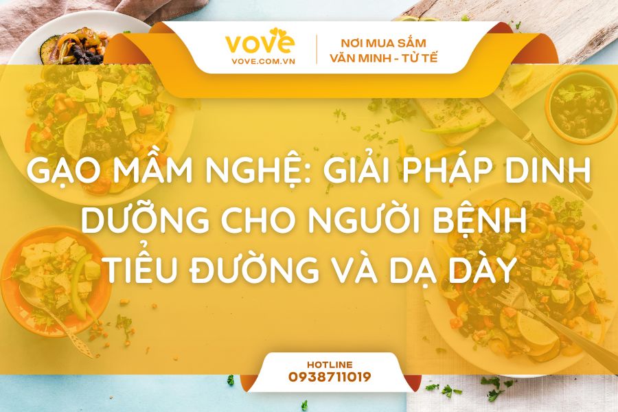 Gạo Mầm Nghệ: Giải Pháp Dinh Dưỡng Cho Người Bệnh Tiểu Đường và Dạ Dày
