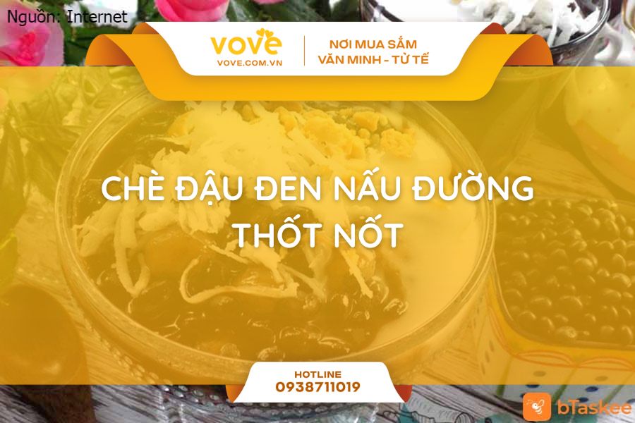 Chè Đậu Đen nấu Đường thốt nốt