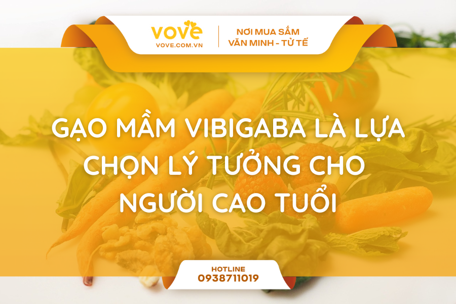 Gạo mầm Vibigaba là lựa chọn lý tưởng cho người cao tuổi