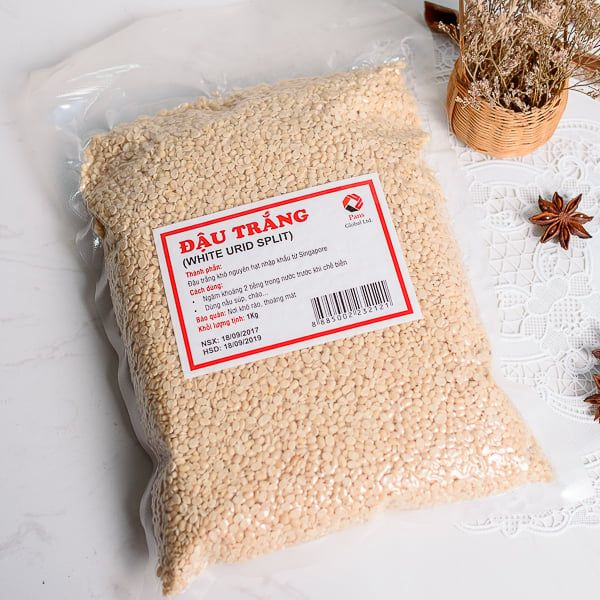 Hạt đậu trắng khô cao cấp – nguyên liệu nấu chè, hầm súp, làm bánh