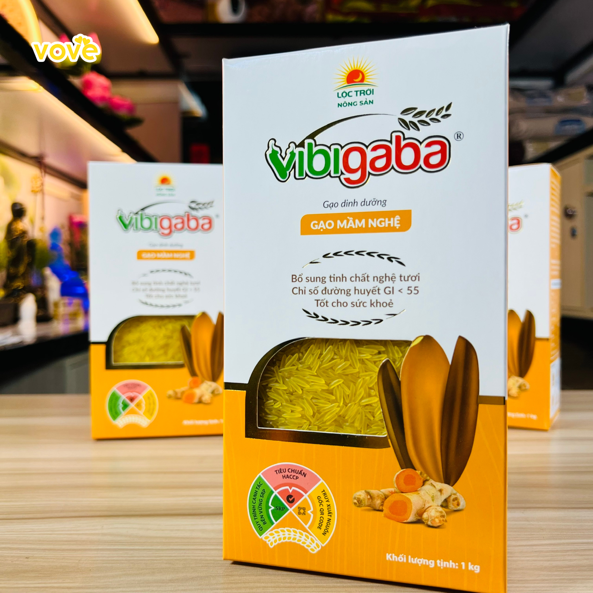 gạo mầm nghệ vibigaba rất tốt cho người tiểu đường