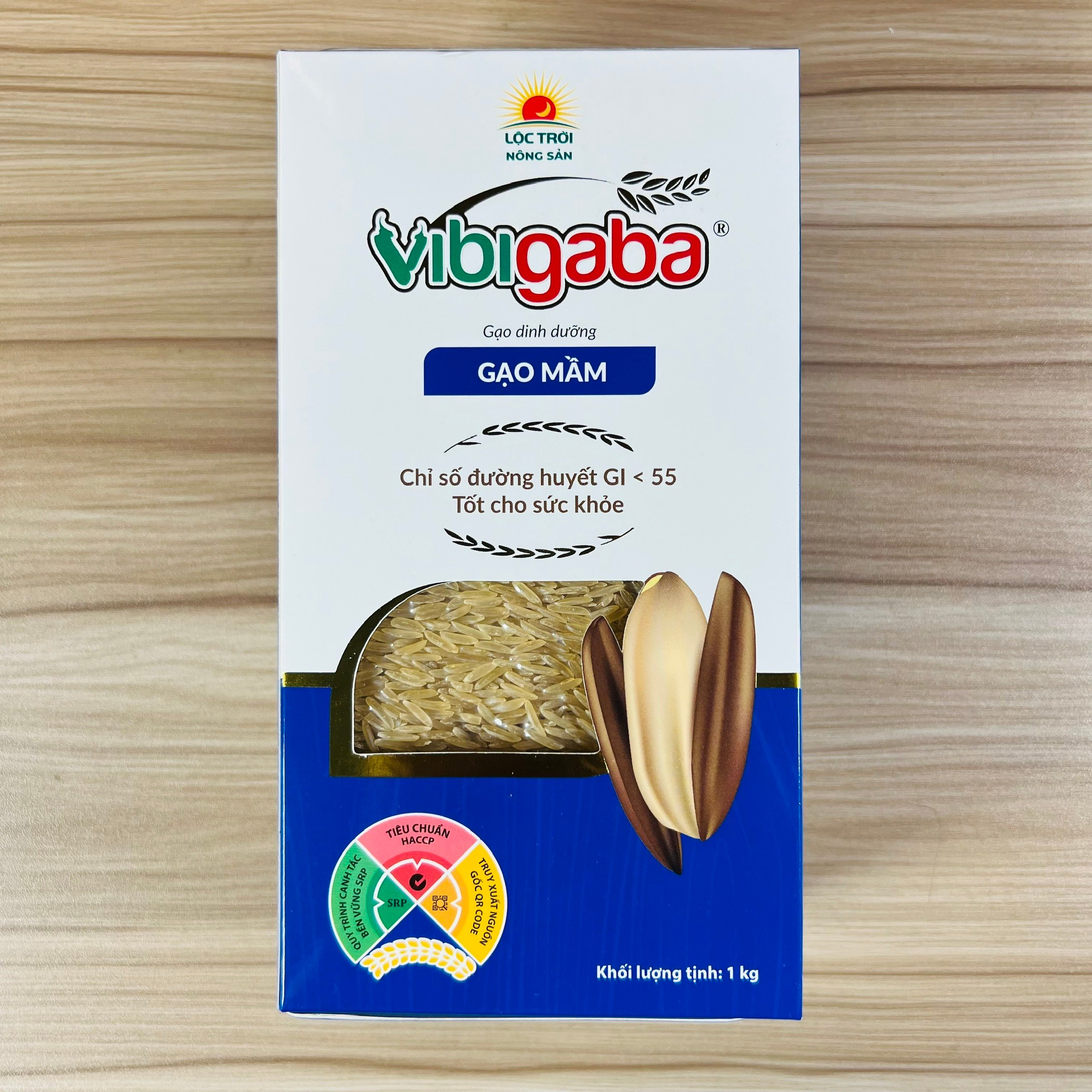 gạo mầm vibigaba rất tốt cho người tiểu đường và chứa tinh bột khoáng hỗ trợ đường ruột