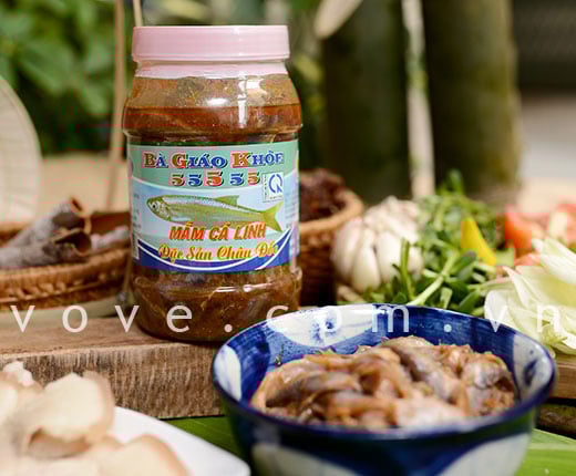 những đặc điểm nổi bật của mắm cá linh hiệu bà giáo khỏe