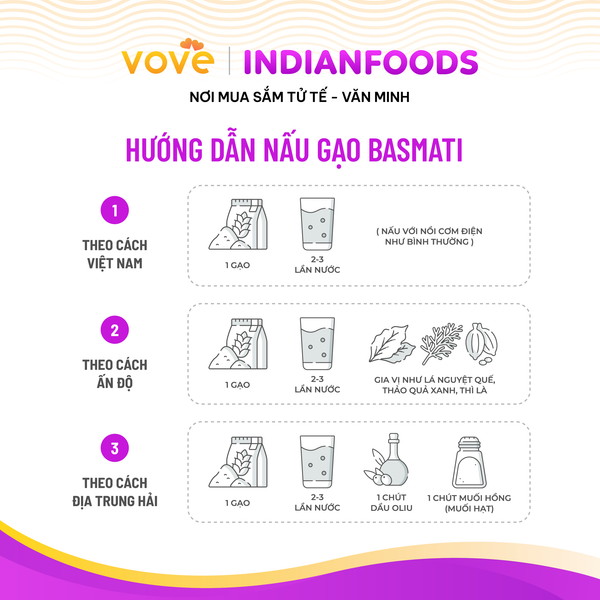 Hướng dẫn cách nấu gạo Basmati theo 3 cách bằng nồi cơm điện