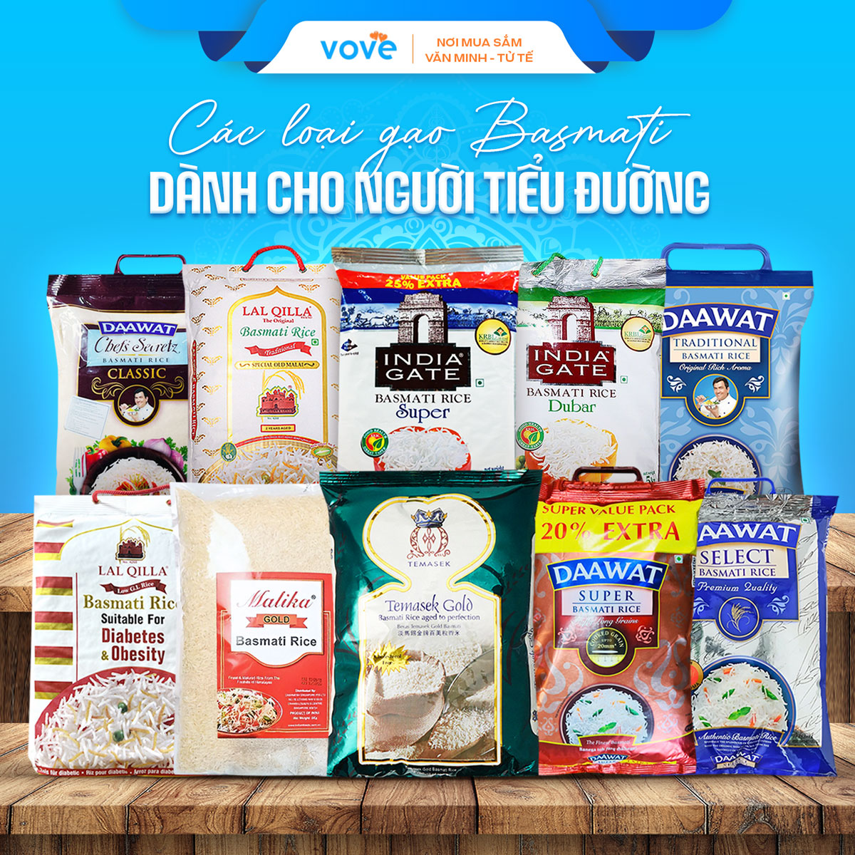 KHOCA chuyên cung cấp - phân phối sỉ và lẻ các dòng gạo Basmati