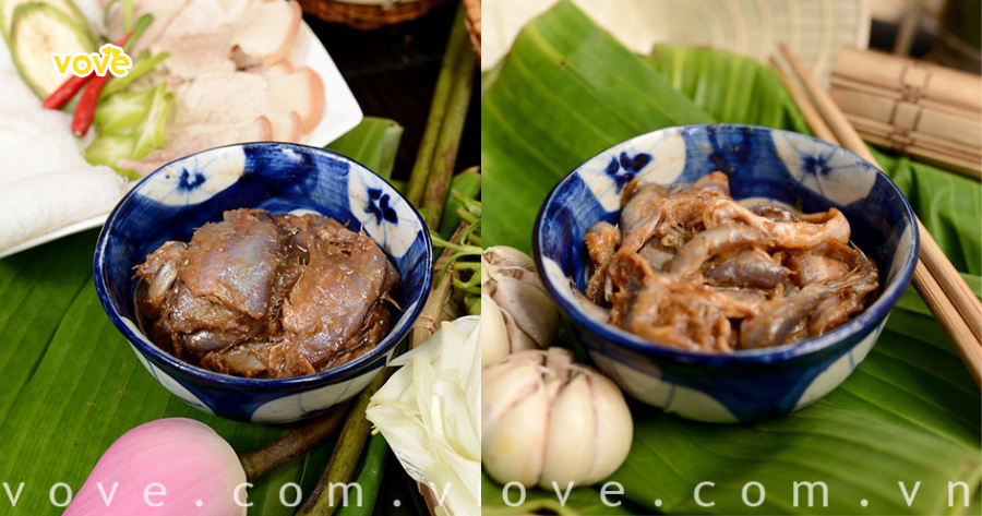 mắm cá linh và mắm cá sặc nấu lẩu mắm