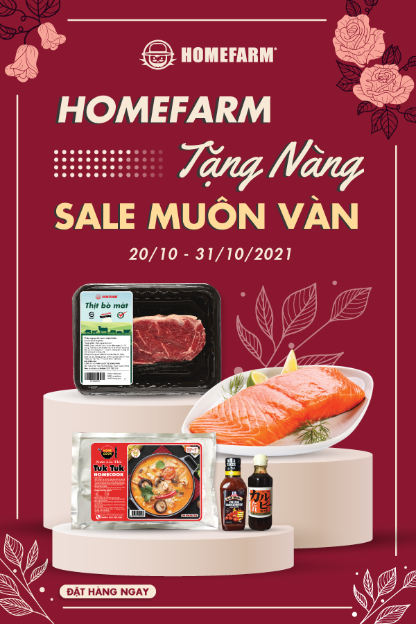 [HCM] Homefarm tặng nàng - Sale muôn vàn