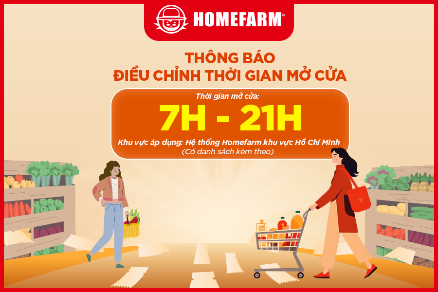 [HCM] Thông báo điều chỉnh thời gian mở cửa